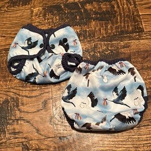 Thirsties Duo Wrap “Stork” size 1